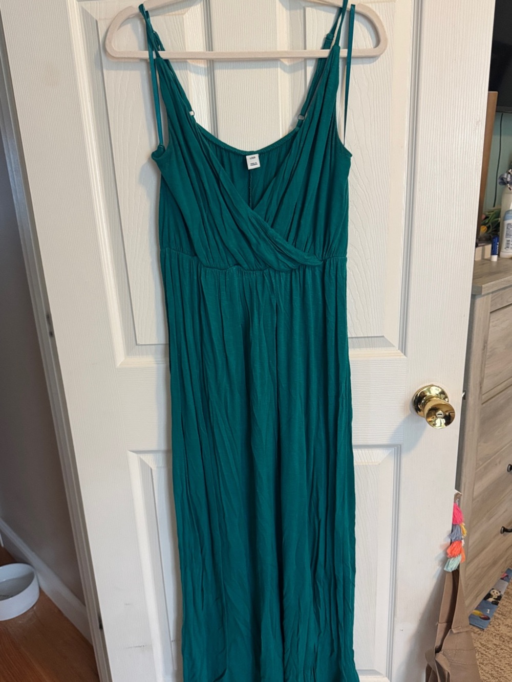 Old Navy Teal Spaghetti-Strap Maxi Dress